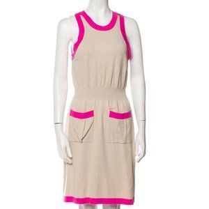 MILLY Knit Small Colorblock Pattern Mini Dress - Worn Once